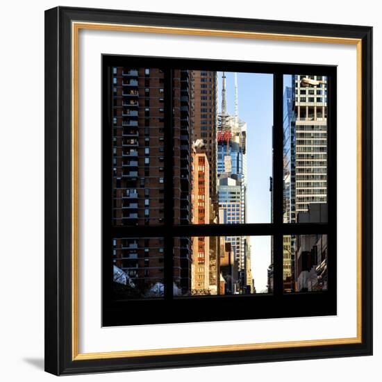 View from the Window - NYC Architecture-Philippe Hugonnard-Framed Photographic Print