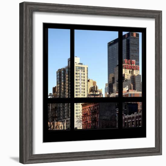 View from the Window - NYC Architecture-Philippe Hugonnard-Framed Photographic Print