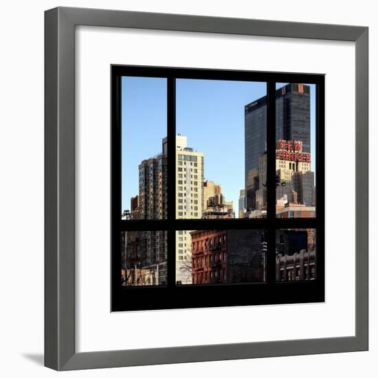 View from the Window - NYC Architecture-Philippe Hugonnard-Framed Photographic Print