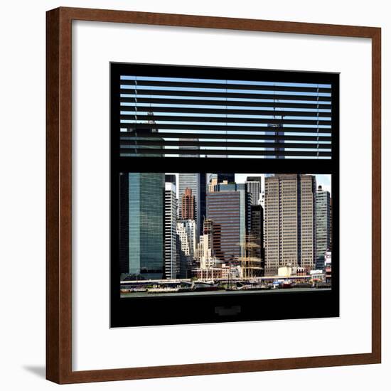 View from the Window - NYC Architecture-Philippe Hugonnard-Framed Photographic Print