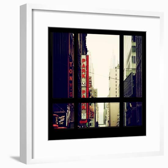 View from the Window - NYC Park-Philippe Hugonnard-Framed Photographic Print