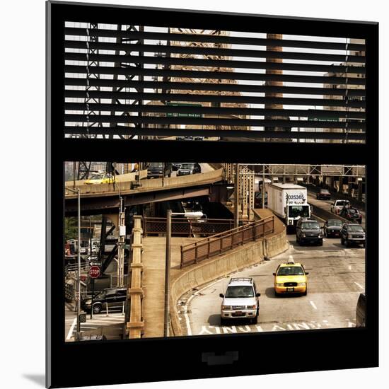 View from the Window - Queensboro Bridge Traffic-Philippe Hugonnard-Mounted Photographic Print