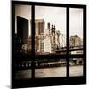 View from the Window - Queensboro Bridge-Philippe Hugonnard-Mounted Photographic Print