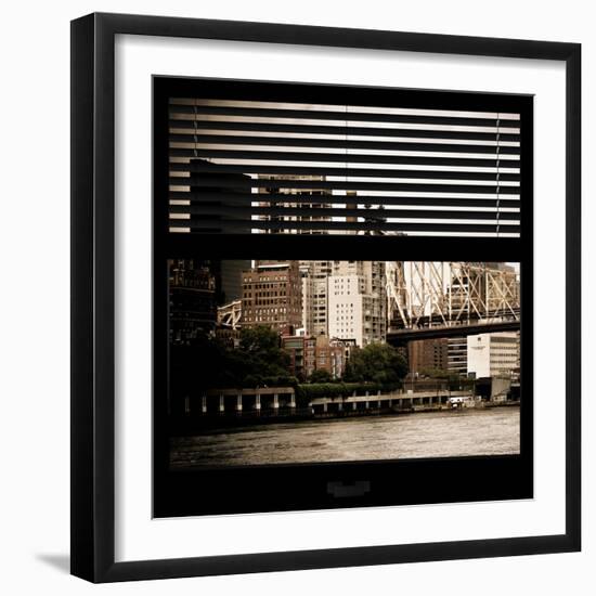 View from the Window - Queensboro Bridge-Philippe Hugonnard-Framed Photographic Print