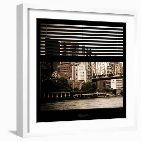 View from the Window - Queensboro Bridge-Philippe Hugonnard-Framed Photographic Print