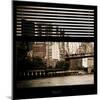 View from the Window - Queensboro Bridge-Philippe Hugonnard-Mounted Photographic Print