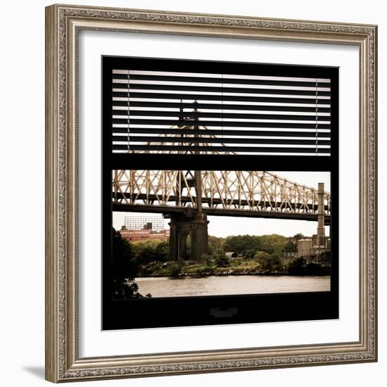 View from the Window - Queensboro Bridge-Philippe Hugonnard-Framed Photographic Print