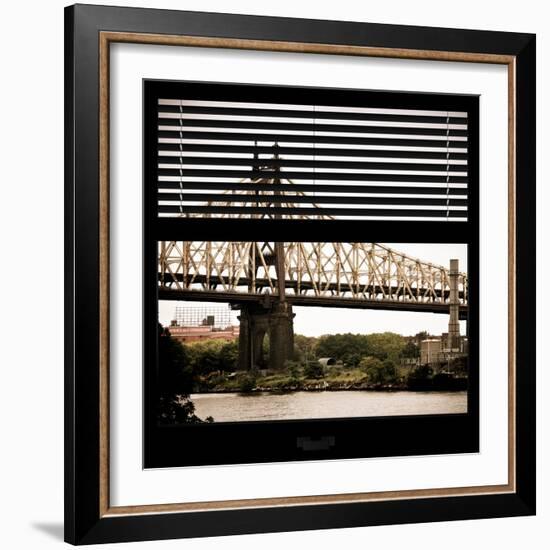 View from the Window - Queensboro Bridge-Philippe Hugonnard-Framed Photographic Print