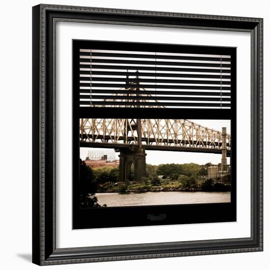 View from the Window - Queensboro Bridge-Philippe Hugonnard-Framed Photographic Print