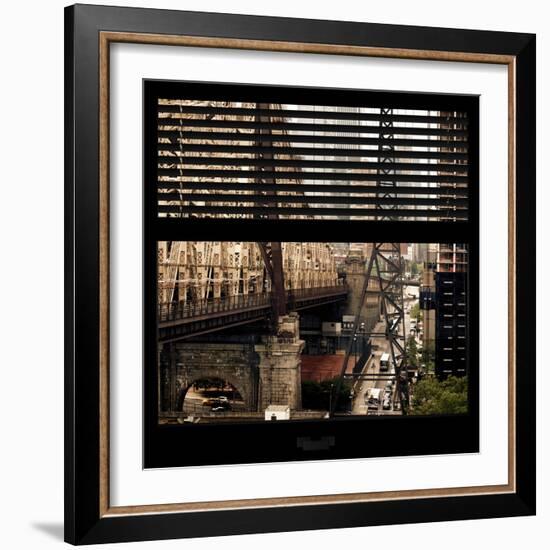 View from the Window - Queensboro Bridge-Philippe Hugonnard-Framed Photographic Print