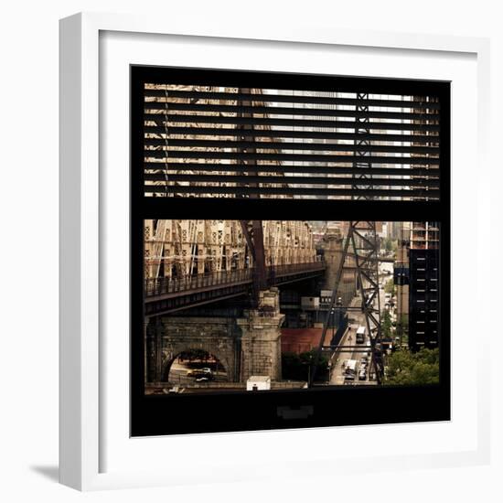 View from the Window - Queensboro Bridge-Philippe Hugonnard-Framed Photographic Print