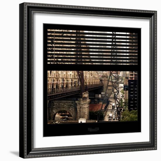 View from the Window - Queensboro Bridge-Philippe Hugonnard-Framed Photographic Print