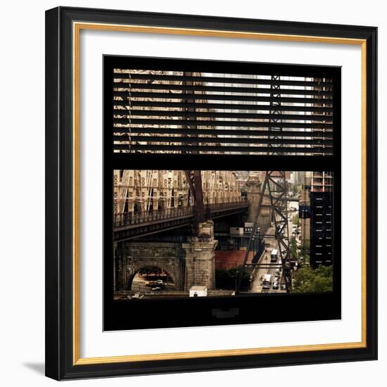 View from the Window - Queensboro Bridge-Philippe Hugonnard-Framed Photographic Print