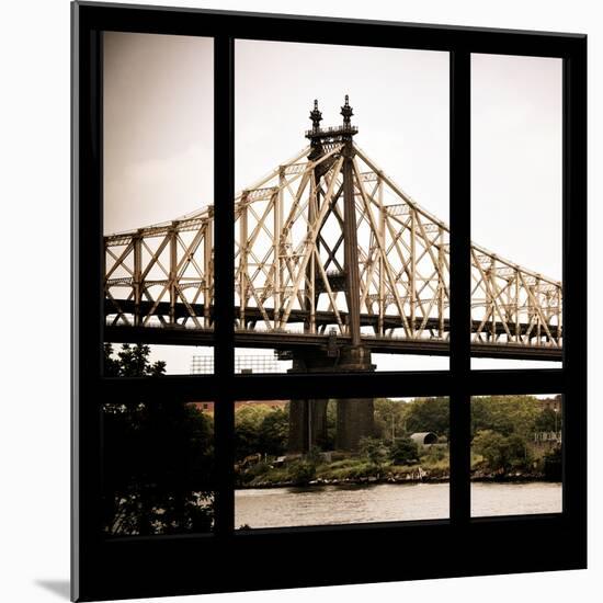 View from the Window - Queensboro Bridge-Philippe Hugonnard-Mounted Photographic Print