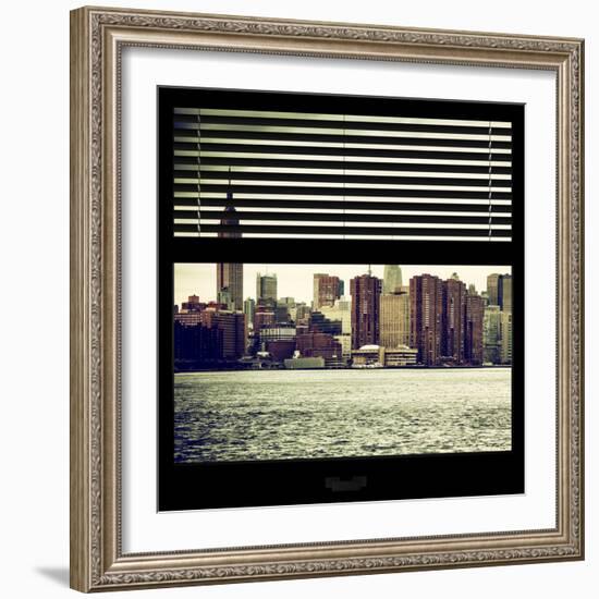 View from the Window - Skyline - Manhattan-Philippe Hugonnard-Framed Photographic Print