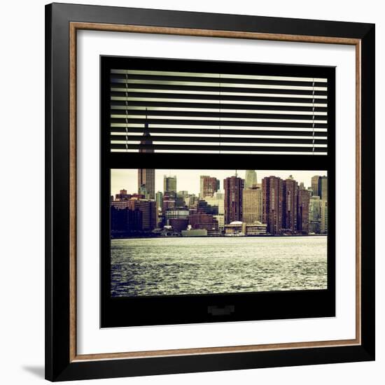 View from the Window - Skyline - Manhattan-Philippe Hugonnard-Framed Photographic Print