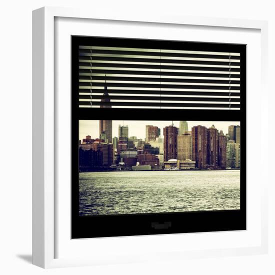 View from the Window - Skyline - Manhattan-Philippe Hugonnard-Framed Photographic Print