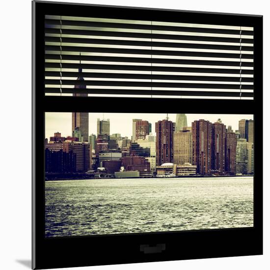 View from the Window - Skyline - Manhattan-Philippe Hugonnard-Mounted Photographic Print