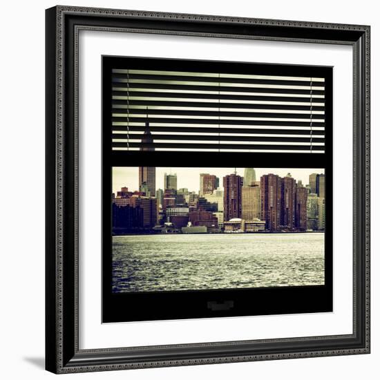 View from the Window - Skyline - Manhattan-Philippe Hugonnard-Framed Photographic Print