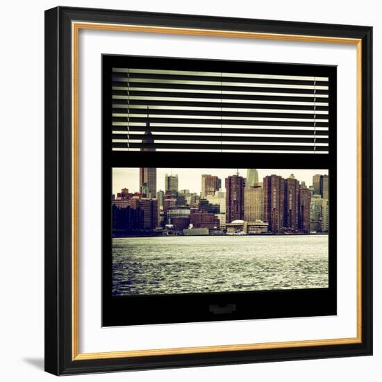 View from the Window - Skyline - Manhattan-Philippe Hugonnard-Framed Photographic Print