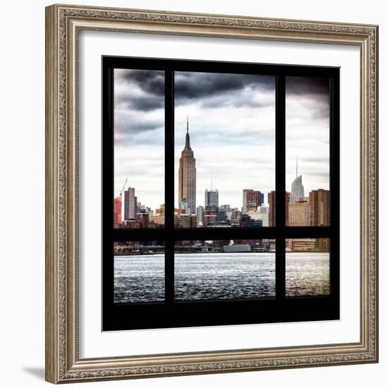 View from the Window - Skyline - Manhattan-Philippe Hugonnard-Framed Photographic Print