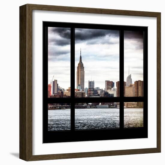 View from the Window - Skyline - Manhattan-Philippe Hugonnard-Framed Photographic Print