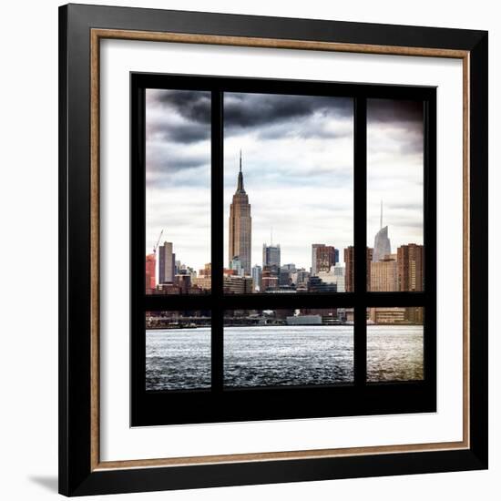 View from the Window - Skyline - Manhattan-Philippe Hugonnard-Framed Photographic Print