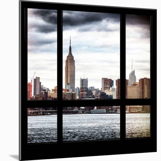 View from the Window - Skyline - Manhattan-Philippe Hugonnard-Mounted Photographic Print