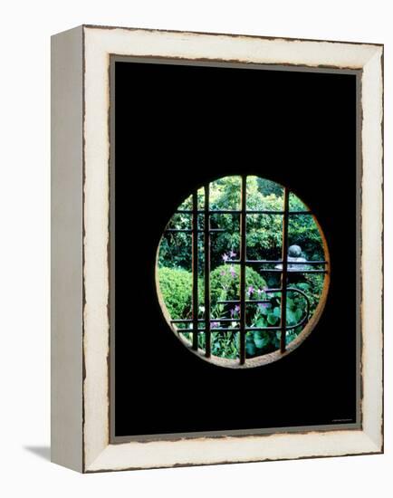 View from the Window, Tentokuin Temple, Kyoto, Japan-null-Framed Premier Image Canvas