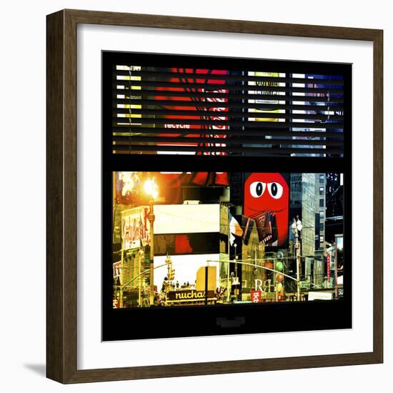 View from the Window - Times Square-Philippe Hugonnard-Framed Photographic Print