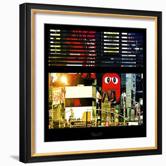 View from the Window - Times Square-Philippe Hugonnard-Framed Photographic Print