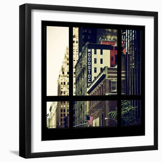 View from the Window - Woodstock Manhattan-Philippe Hugonnard-Framed Photographic Print