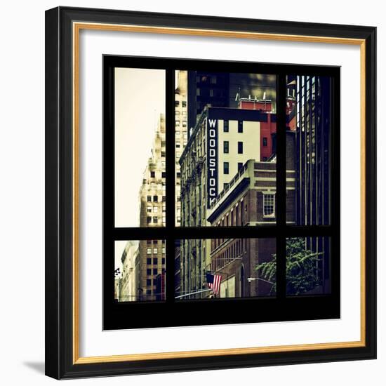 View from the Window - Woodstock Manhattan-Philippe Hugonnard-Framed Photographic Print