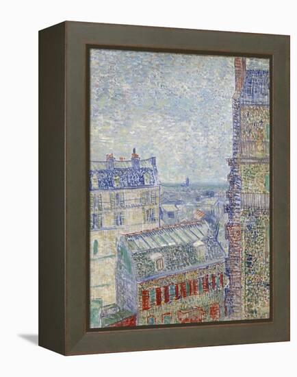 View from Theo's Apartment-Vincent van Gogh-Framed Premier Image Canvas