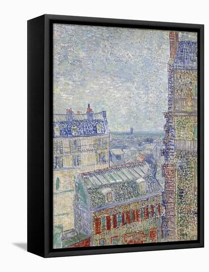 View from Theo's Apartment-Vincent van Gogh-Framed Premier Image Canvas