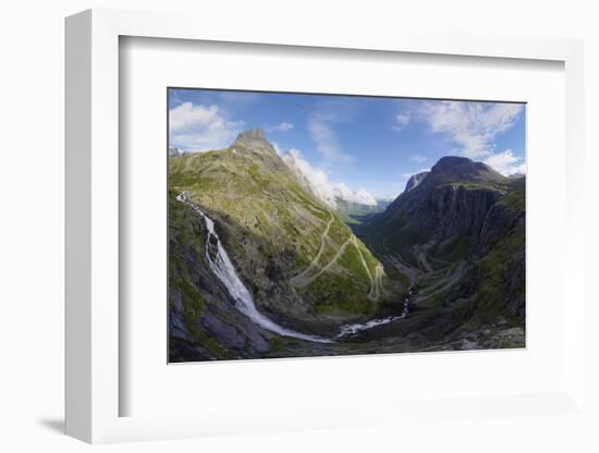 View from Trollstigen Viewpoint, More Og Romsdal, Norway, Scandinavia, Europe-Gary Cook-Framed Photographic Print