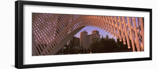 View from under the Myriad Botanical Gardens Bandshell, Oklahoma City, Oklahoma, USA-null-Framed Photographic Print