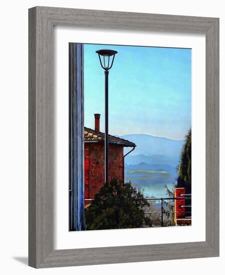 View from Vaiano Over Lago di Chiusi-Dorothy Berry-Lound-Framed Giclee Print