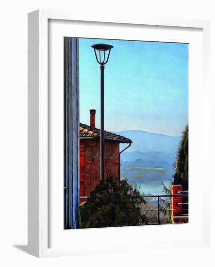 View from Vaiano Over Lago di Chiusi-Dorothy Berry-Lound-Framed Giclee Print