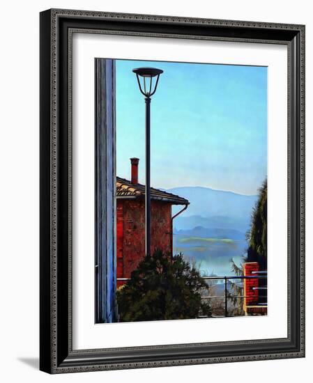 View from Vaiano Over Lago di Chiusi-Dorothy Berry-Lound-Framed Giclee Print