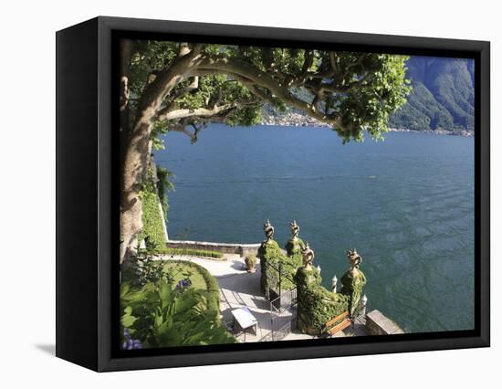 View From Villa Balbianello, Lenno, Lake Como, Lombardy, Italy, Europe-Vincenzo Lombardo-Framed Premier Image Canvas