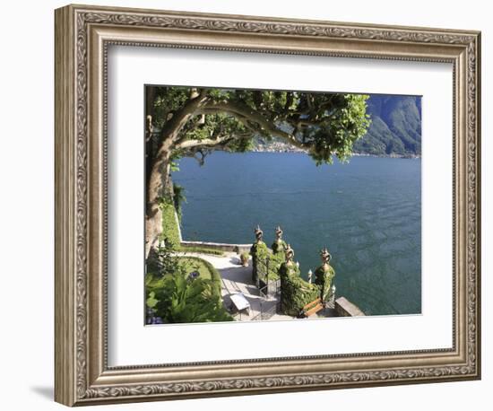 View From Villa Balbianello, Lenno, Lake Como, Lombardy, Italy, Europe-Vincenzo Lombardo-Framed Photographic Print