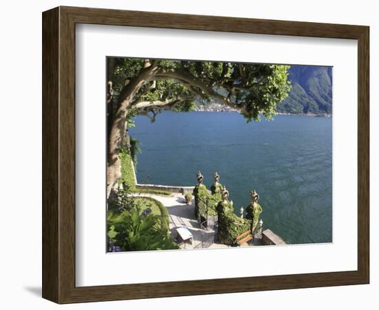 View From Villa Balbianello, Lenno, Lake Como, Lombardy, Italy, Europe-Vincenzo Lombardo-Framed Photographic Print