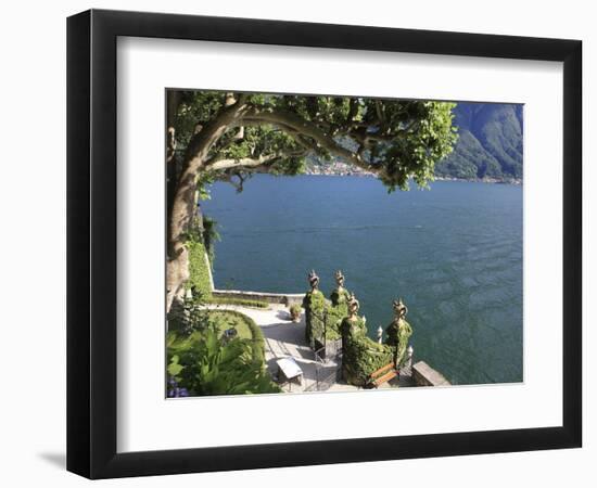 View From Villa Balbianello, Lenno, Lake Como, Lombardy, Italy, Europe-Vincenzo Lombardo-Framed Photographic Print