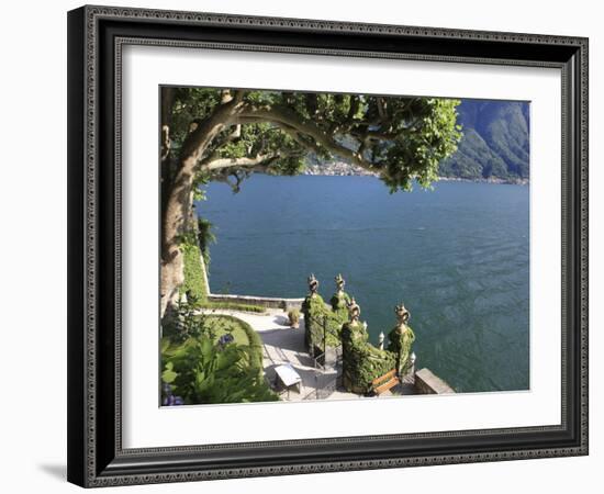 View From Villa Balbianello, Lenno, Lake Como, Lombardy, Italy, Europe-Vincenzo Lombardo-Framed Photographic Print