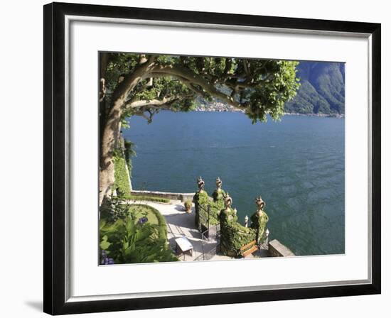 View From Villa Balbianello, Lenno, Lake Como, Lombardy, Italy, Europe-Vincenzo Lombardo-Framed Photographic Print