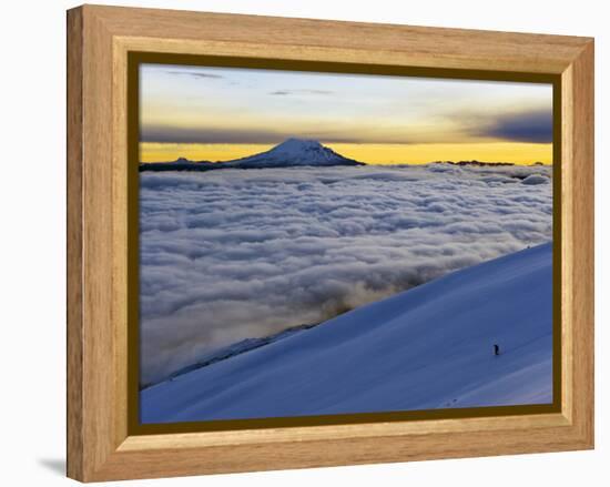 View From Volcan Cotopaxi, 5897M, Highest Active Volcano in the World, Ecuador, South America-Christian Kober-Framed Premier Image Canvas