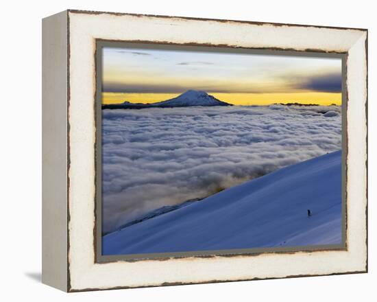 View From Volcan Cotopaxi, 5897M, Highest Active Volcano in the World, Ecuador, South America-Christian Kober-Framed Premier Image Canvas