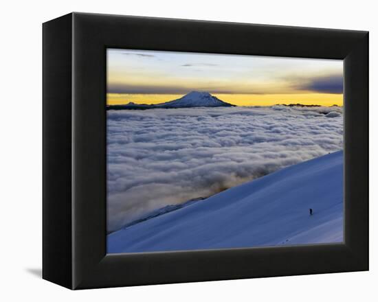 View From Volcan Cotopaxi, 5897M, Highest Active Volcano in the World, Ecuador, South America-Christian Kober-Framed Premier Image Canvas