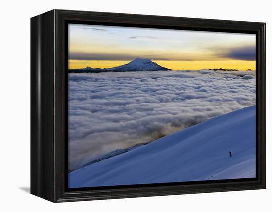 View From Volcan Cotopaxi, 5897M, Highest Active Volcano in the World, Ecuador, South America-Christian Kober-Framed Premier Image Canvas